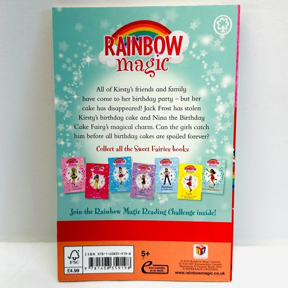Rainbow Magic: Nina the Birthday Cake Fairy Paperback by Daisy Meadows Brand New - Picture 2 of 6